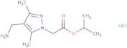 Propan-2-yl 2-[4-(aminomethyl)-3,5-dimethyl-1H-pyrazol-1-yl]acetate hydrochloride