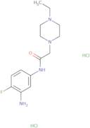 N-(3-Amino-4-fluorophenyl)-2-(4-ethylpiperazin-1-yl)acetamide dihydrochloride