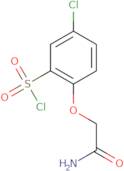 2-(Carbamoylmethoxy)-5-chlorobenzene-1-sulfonyl chloride