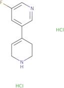 3-Fluoro-5-(1,2,3,6-tetrahydropyridin-4-yl)pyridine dihydrochloride