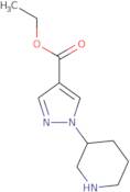 Ethyl 1-(piperidin-3-yl)-1H-pyrazole-4-carboxylate