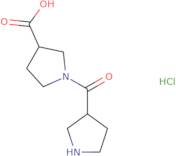 1-(Pyrrolidine-3-carbonyl)pyrrolidine-3-carboxylic acid hydrochloride