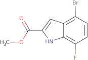 Methyl 4-bromo-7-fluoro-1H-indole-2-carboxylate