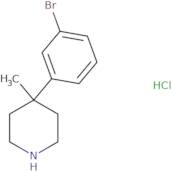 4-(3-Bromophenyl)-4-methylpiperidine hydrochloride