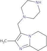 1-({2-Methyl-5H,6H,7H,8H-imidazo[1,2-a]pyridin-3-yl}methyl)piperazine