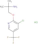 1-{[3-Chloro-5-(trifluoromethyl)pyridin-2-yl]oxy}-2-methylpropan-2-amine hydrochloride
