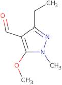 3-Ethyl-5-methoxy-1-methyl-1H-pyrazole-4-carbaldehyde