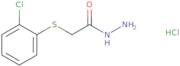 2-[(2-Chlorophenyl)sulfanyl]acetohydrazide hydrochloride