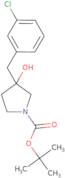 tert-Butyl 3-[(3-chlorophenyl)methyl]-3-hydroxypyrrolidine-1-carboxylate
