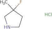 3-fluoro-3-methylpyrrolidine hydrochloride