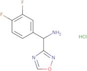 (3,4-Difluorophenyl)(1,2,4-oxadiazol-3-yl)methanamine hydrochloride