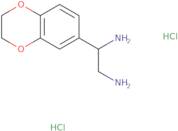 1-(2,3-Dihydro-1,4-benzodioxin-6-yl)ethane-1,2-diamine dihydrochloride