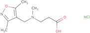 3-{[(Dimethyl-1,2-oxazol-4-yl)methyl](methyl)amino}propanoic acid hydrochloride