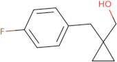 {1-[(4-Fluorophenyl)methyl]cyclopropyl}methanol