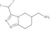 [3-(Difluoromethyl)-5H,6H,7H,8H-[1,2,4]triazolo[4,3-a]pyridin-6-yl]methanamine
