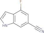 4-Fluoro-1H-indole-6-carbonitrile