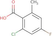 2-Chloro-4-fluoro-6-methylbenzoic acid