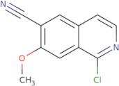 1-chloro-7-methoxyisoquinoline-6-carbonitrile