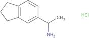 (1R)-1-(2,3-Dihydro-1H-inden-5-yl)ethan-1-amine hydrochloride