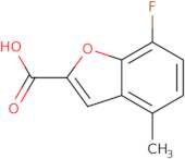 7-Fluoro-4-methyl-1-benzofuran-2-carboxylic acid