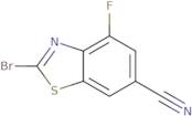 2-Bromo-4-fluoro-1,3-benzothiazole-6-carbonitrile