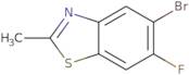 5-Bromo-6-fluoro-2-methyl-1,3-benzothiazole