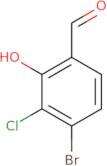 4-Bromo-3-chloro-2-hydroxybenzaldehyde