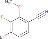 4-Bromo-3-fluoro-2-methoxybenzonitrile