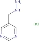 5-(Hydrazinylmethyl)pyrimidine hydrochloride