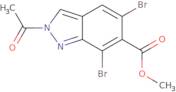 Methyl 2-acetyl-5,7-dibromo-2H-indazole-6-carboxylate