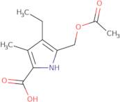 5-[(Acetyloxy)methyl]-4-ethyl-3-methyl-1H-pyrrole-2-carboxylic acid