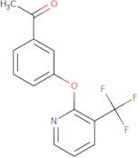 1-(3-{[3-(Trifluoromethyl)pyridin-2-yl]oxy}phenyl)ethanone