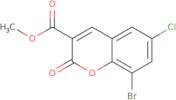 Methyl 8-bromo-6-chloro-2-oxo-2H-chromene-3-carboxylate