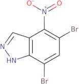 5,7-Dibromo-4-nitro-1H-indazole