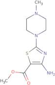 Methyl 4-amino-2-(4-methylpiperazin-1-yl)-1,3-thiazole-5-carboxylate