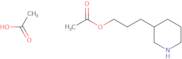 3-(3-Piperidyl)propyl acetate acetate