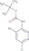 3-(Boc-amino)-4-bromo-6-chloropyridazine