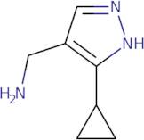 (5-Cyclopropyl-1H-pyrazol-4-yl)methanamine