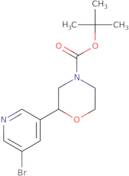 tert-Butyl 2-(5-bromopyridin-3-yl)morpholine-4-carboxylate