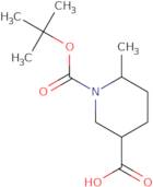 1-[(tert-butoxy)carbonyl]-6-methylpiperidine-3-carboxylic acid