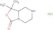 (S)-1,1-Dimethyltetrahydro-1H-oxazolo[3,4-a]pyrazin-3(5H)-one hydrochloride