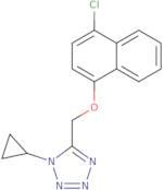 5-{[(4-Chloronaphthalen-1-yl)oxy]methyl}-1-cyclopropyl-1H-1,2,3,4-tetrazole