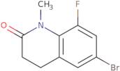 6-Bromo-8-fluoro-1-methyl-3,4-dihydroquinolin-2(1H)-one