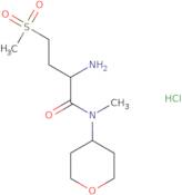 2-Amino-4-methanesulfonyl-N-methyl-N-(oxan-4-yl)butanamide hydrochloride