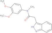 N-(3,4-Dimethoxyphenyl)-2-(1H-indazol-3-yl)-N-methylacetamide