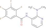 N-[2-(Dimethylamino)pyridin-3-yl]-2,3,4,5-tetrafluorobenzamide