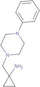 1-[(4-Phenylpiperazin-1-yl)methyl]cyclopropan-1-amine