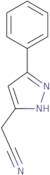 2-(3-Phenyl-1H-pyrazol-5-yl)acetonitrile