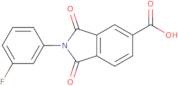 2-(3-Fluoro-phenyl)-1,3-dioxo-2,3-dihydro-1H-isoindole-5-carboxylic acid