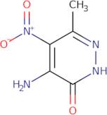 4-Amino-6-methyl-5-nitropyridazin-3(2H)-one